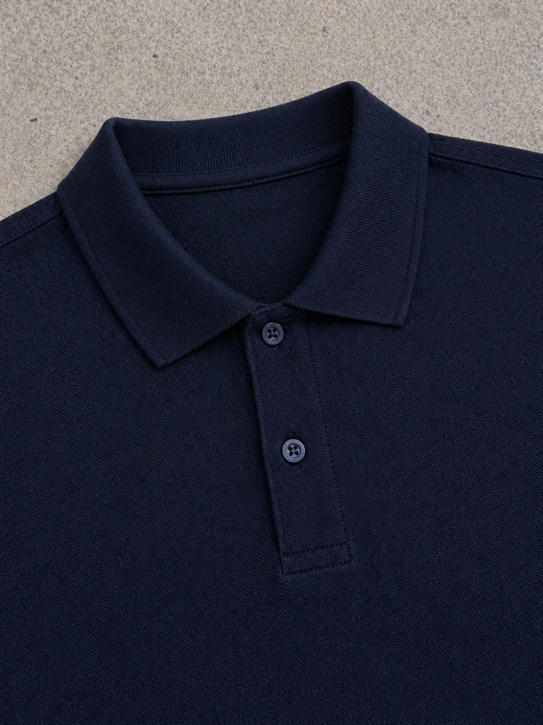LACİVERT POLO YAKA