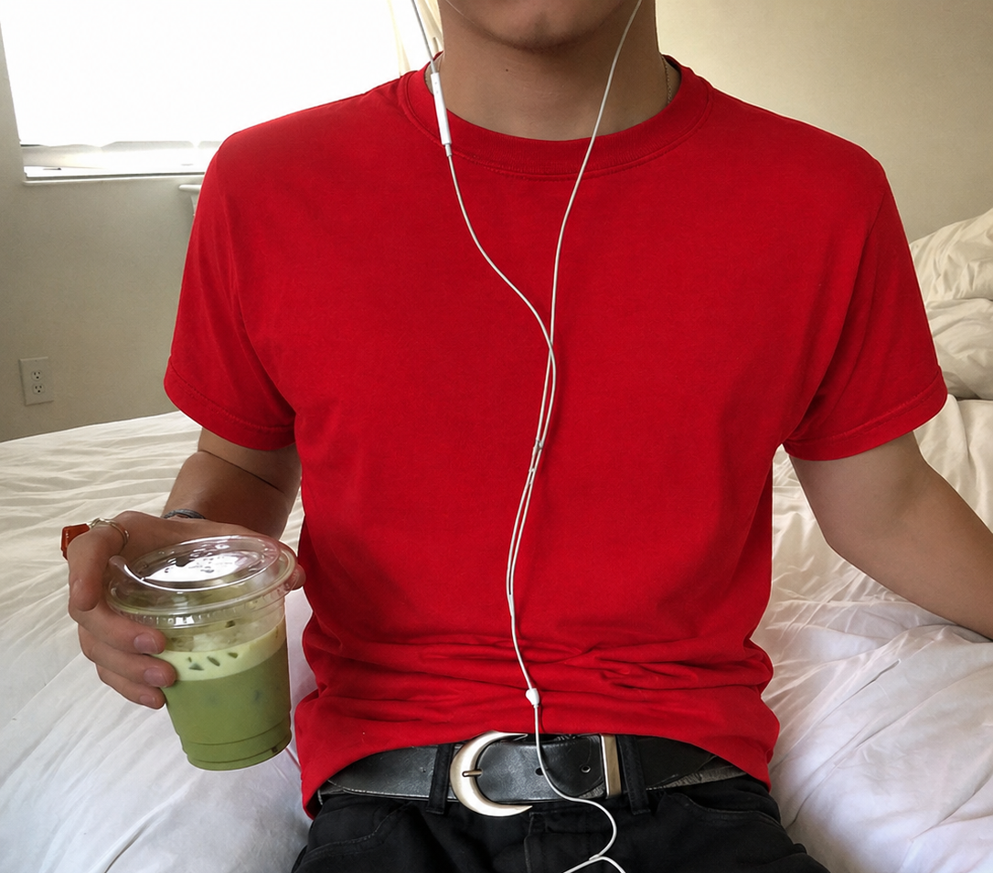 KIRMIZI BASIC T-SHIRT