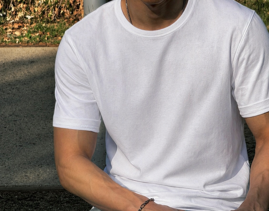 BEYAZ BASIC T-SHIRT